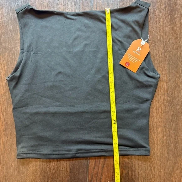 NWT reoria medium backless crop  tank top size medium - Picture 4 of 7